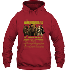 The Walking Dead 10th anniversary 2010 2020 Hoodie - kambletee