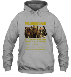 The Walking Dead 10th anniversary 2010 2020 Hoodie - kambletee