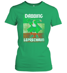 St Patricks Day Irish Dabbing Leprechaun Women's T-Shirt - kambletee