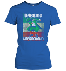 St Patricks Day Irish Dabbing Leprechaun Women's T-Shirt - kambletee