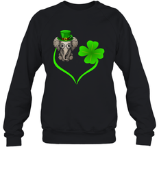 Elephant irish heart st patrick's day Sweatshirt - kambletee