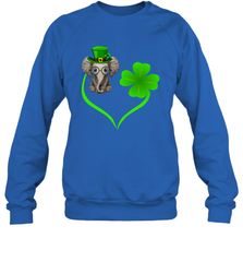 Elephant irish heart st patrick's day Sweatshirt - kambletee