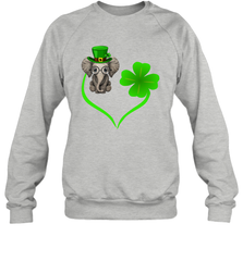 Elephant irish heart st patrick's day Sweatshirt - kambletee