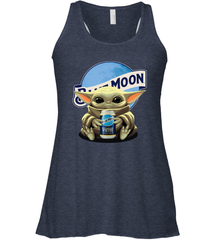 Yoda hug Blue Moon Racerback Tank - kambletee