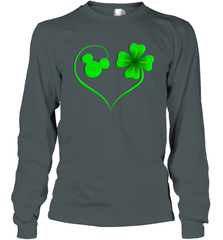 Mickey mouse and four leaf clover St Patricks Day Long Sleeve T-Shirt - kambletee