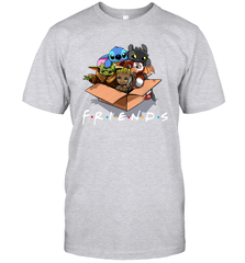 Baby Yoda Groot Stitch Toothless and Gizmo friends Men's T-Shirt - kambletee