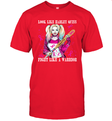 Harley Quinn Fight Like A Warrior Blood Cancer Awareness Men's T-Shirt - kambletee