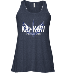 BattleHawks Football Fans St Louis XFL Ka Kaw Racerback Tank - kambletee