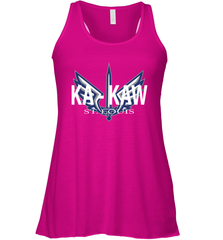 BattleHawks Football Fans St Louis XFL Ka Kaw Racerback Tank - kambletee