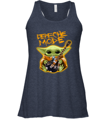 Baby Yoda Hug Guitar Depeche Mode Racerback Tank - kambletee