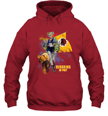 Harley Quinn Washington Redskins Of Prey Hoodie - kambletee