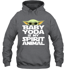 Baby Yoda Is My Spirit Animal Hoodie - kambletee