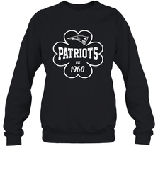 Patrick's Day Shamrock For New England Patriots Fans Sweatshirt - kambletee