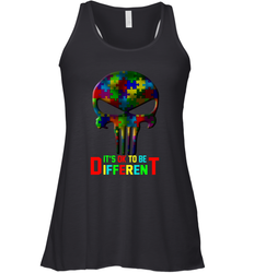 Skull it is ok to be different Racerback Tank - kambletee