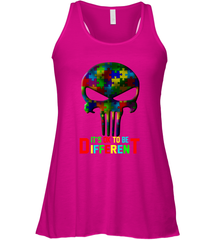 Skull it is ok to be different Racerback Tank - kambletee