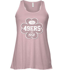 Patrick's Day Shamrock For San Francisco 49ers Fans Racerback Tank - kambletee