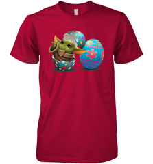 Easter Eggs Baby Yoda Premium Men's T-Shirt - kambletee