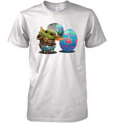 Easter Eggs Baby Yoda Premium Men's T-Shirt - kambletee