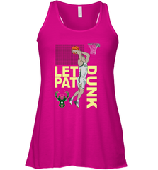 LET PAT DRUNK Pat Connaughton Milwaukee Bucks Racerback Tank - kambletee