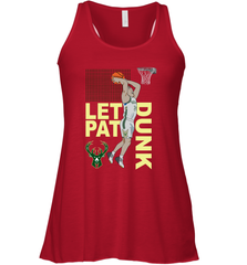 LET PAT DRUNK Pat Connaughton Milwaukee Bucks Racerback Tank - kambletee