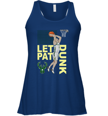 LET PAT DRUNK Pat Connaughton Milwaukee Bucks Racerback Tank - kambletee