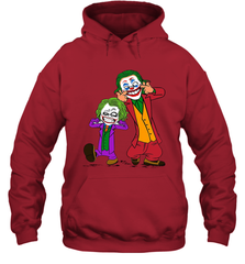 Double Joker Calvin and Hobbes Hoodie - kambletee