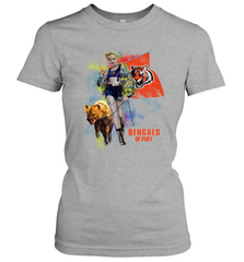 Harley Quinn Cincinnati Bengals Of Prey Women's T-Shirt - kambletee