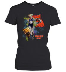 Harley Quinn Cincinnati Bengals Of Prey Women's T-Shirt - kambletee
