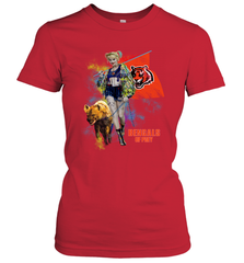 Harley Quinn Cincinnati Bengals Of Prey Women's T-Shirt - kambletee