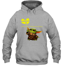 Star Wars Baby Yoda holding Wu Tang Hoodie - kambletee