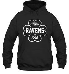 Patrick's Day Shamrock For Baltimore Ravens Fans Hoodie - kambletee