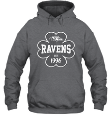 Patrick's Day Shamrock For Baltimore Ravens Fans Hoodie - kambletee