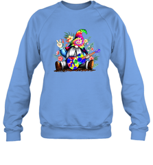 Gnome playing guitar St Patrick's Day Sweatshirt - kambletee