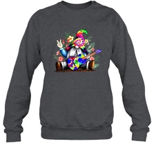 Gnome playing guitar St Patrick's Day Sweatshirt - kambletee