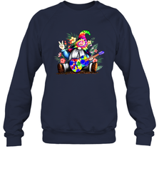 Gnome playing guitar St Patrick's Day Sweatshirt - kambletee