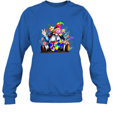 Gnome playing guitar St Patrick's Day Sweatshirt - kambletee