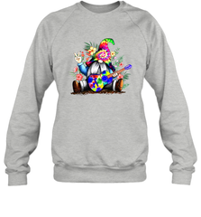 Gnome playing guitar St Patrick's Day Sweatshirt - kambletee