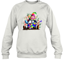 Gnome playing guitar St Patrick's Day Sweatshirt - kambletee