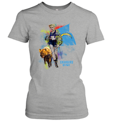 Harley Quinn Los Angeles Chargers Of Prey Women's T-Shirt - kambletee