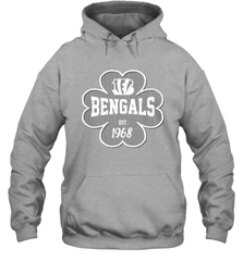 Patrick's Day Shamrock For Cincinnati Bengals Fans Hoodie - kambletee