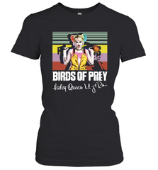Birds of Prey Harley Quinn signature vintage Women's T-Shirt - kambletee