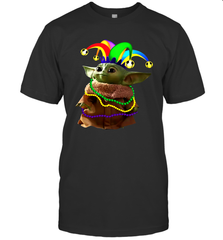 Baby Yoda Mardi Gras Men's T-Shirt - kambletee