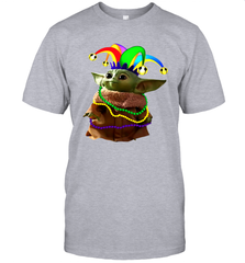 Baby Yoda Mardi Gras Men's T-Shirt - kambletee