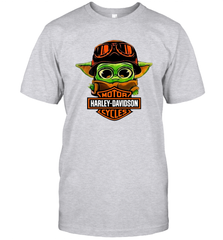 Star Wars Baby Yoda Motor Harley Davidson Cycles Men's T-Shirt - kambletee