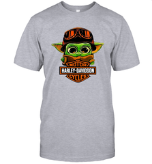 Star Wars Baby Yoda Motor Harley Davidson Cycles Men's T-Shirt - kambletee