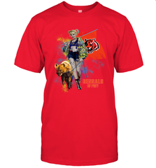 Harley Quinn Cincinnati Bengals Of Prey Men's T-Shirt - kambletee