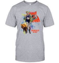 Harley Quinn Cincinnati Bengals Of Prey Men's T-Shirt - kambletee