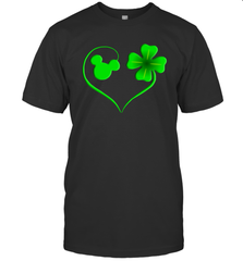 Mickey mouse and four leaf clover St Patricks Day Men's T-Shirt - kambletee