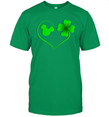 Mickey mouse and four leaf clover St Patricks Day Men's T-Shirt - kambletee