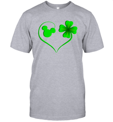 Mickey mouse and four leaf clover St Patricks Day Men's T-Shirt - kambletee